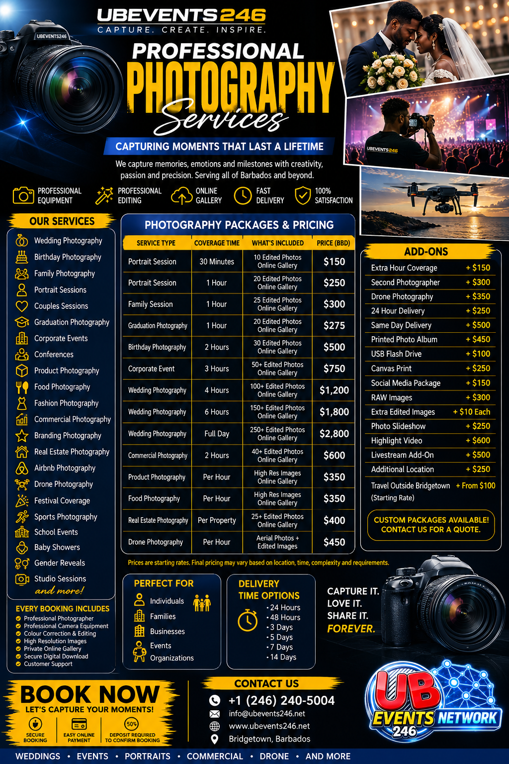 ubevents246 photography price list ubevents246 photography price list