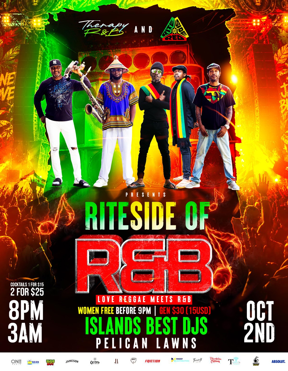 Riteside of R&B: Love Reggae Meets R&B flyer