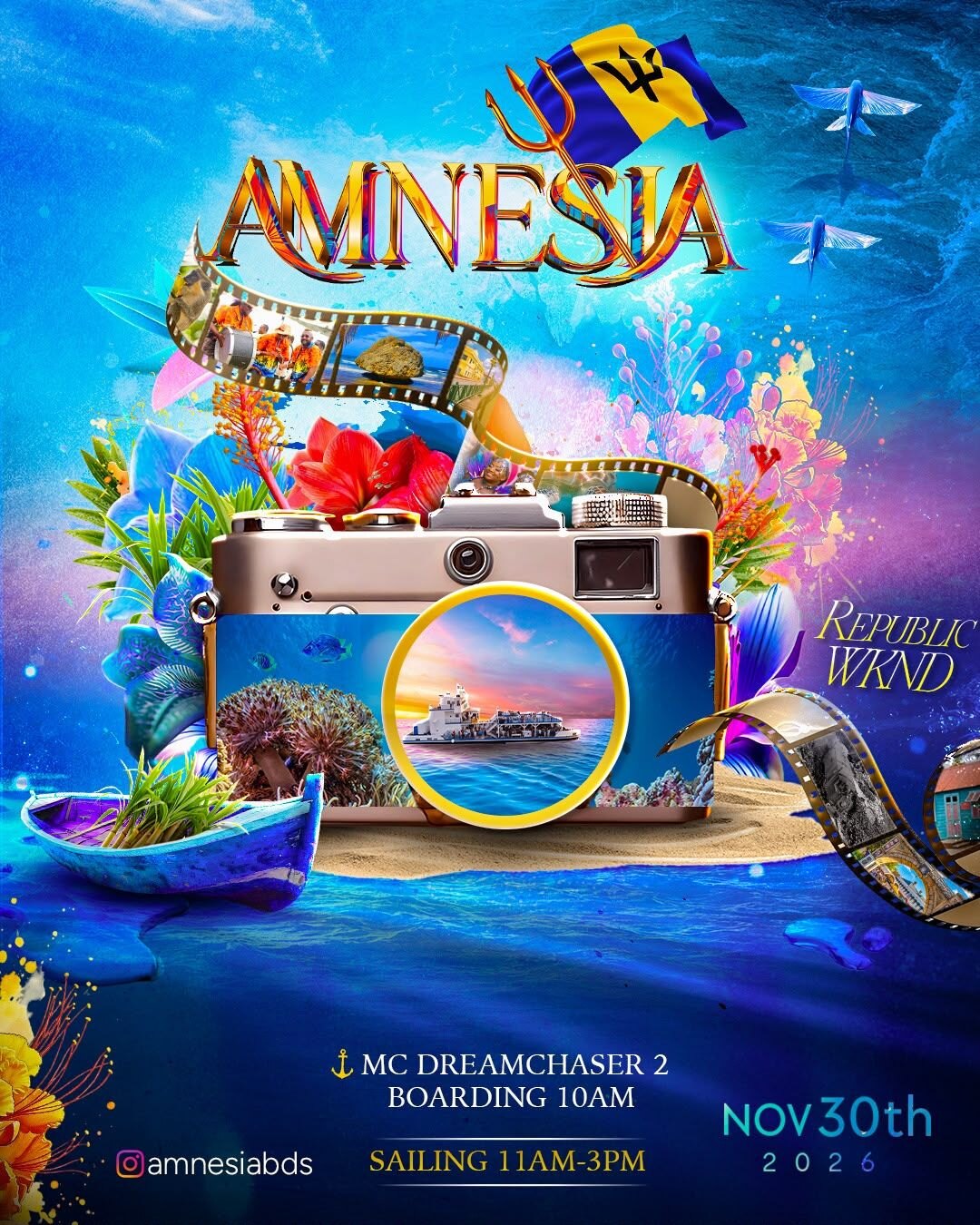 Amnesia: Independence Day Cruise flyer