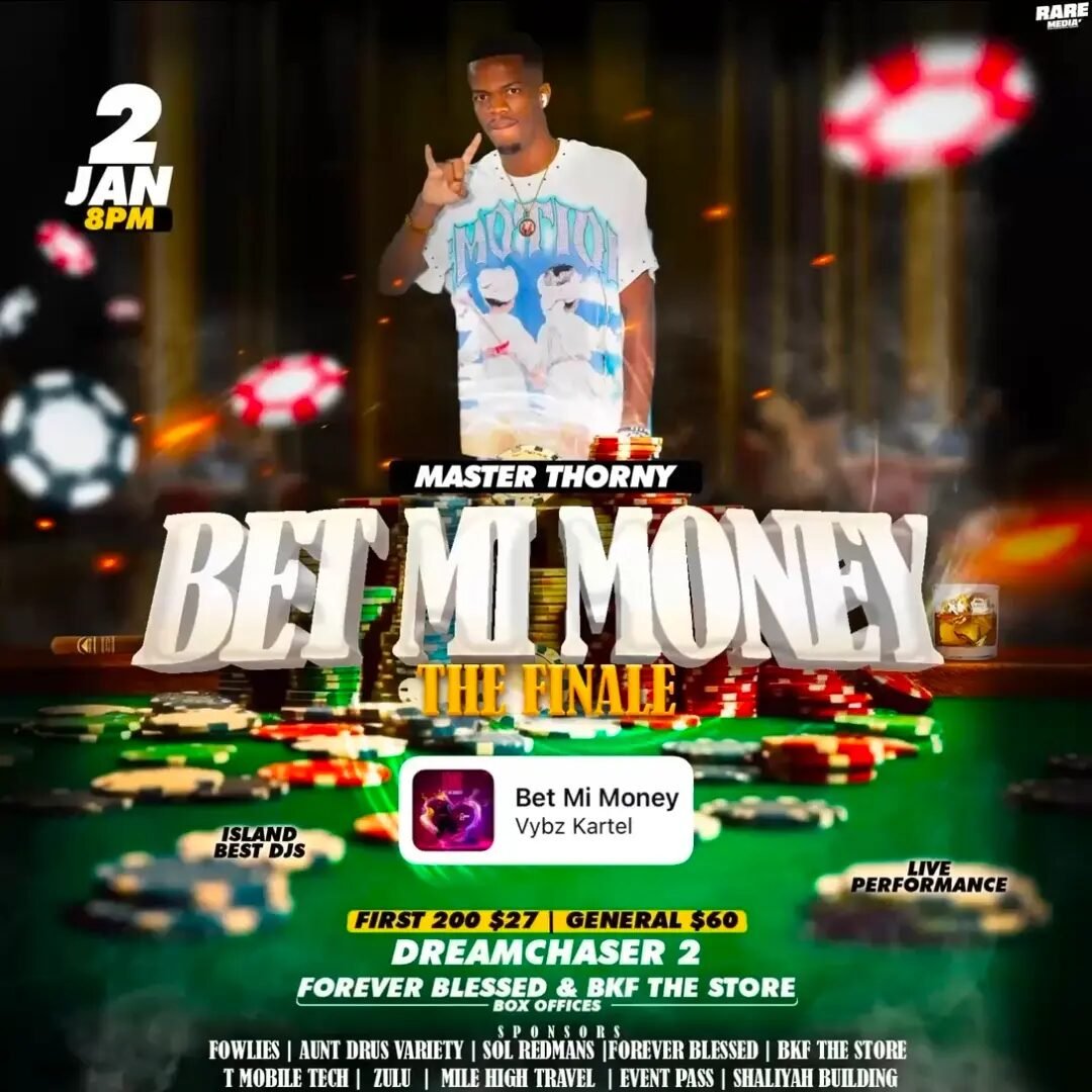 Bet Mi Money: The Finale (Cruise) flyer