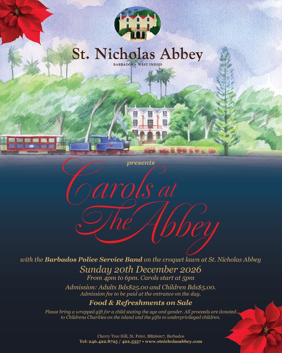 Carols at The Abbey 2026 flyer