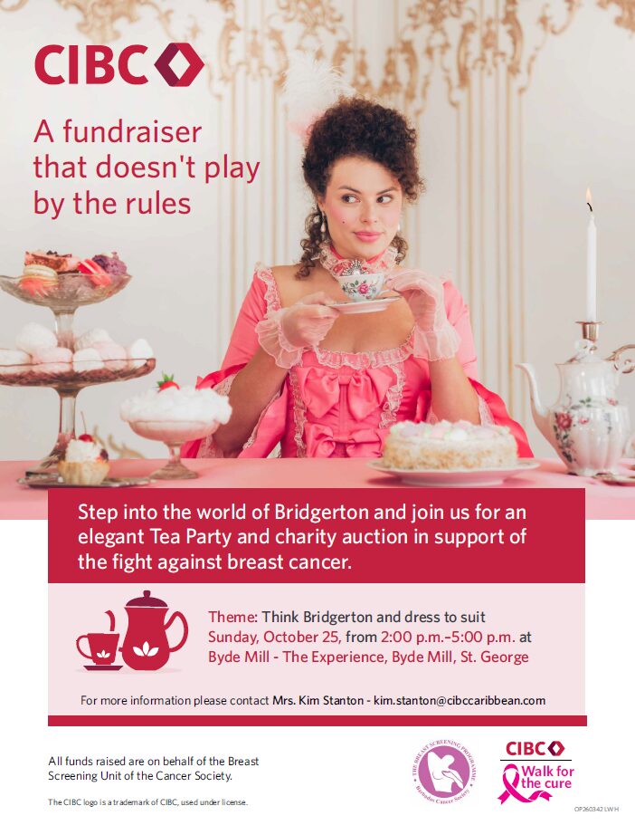 CIBC Bridgerton Tea Party for the Cure flyer