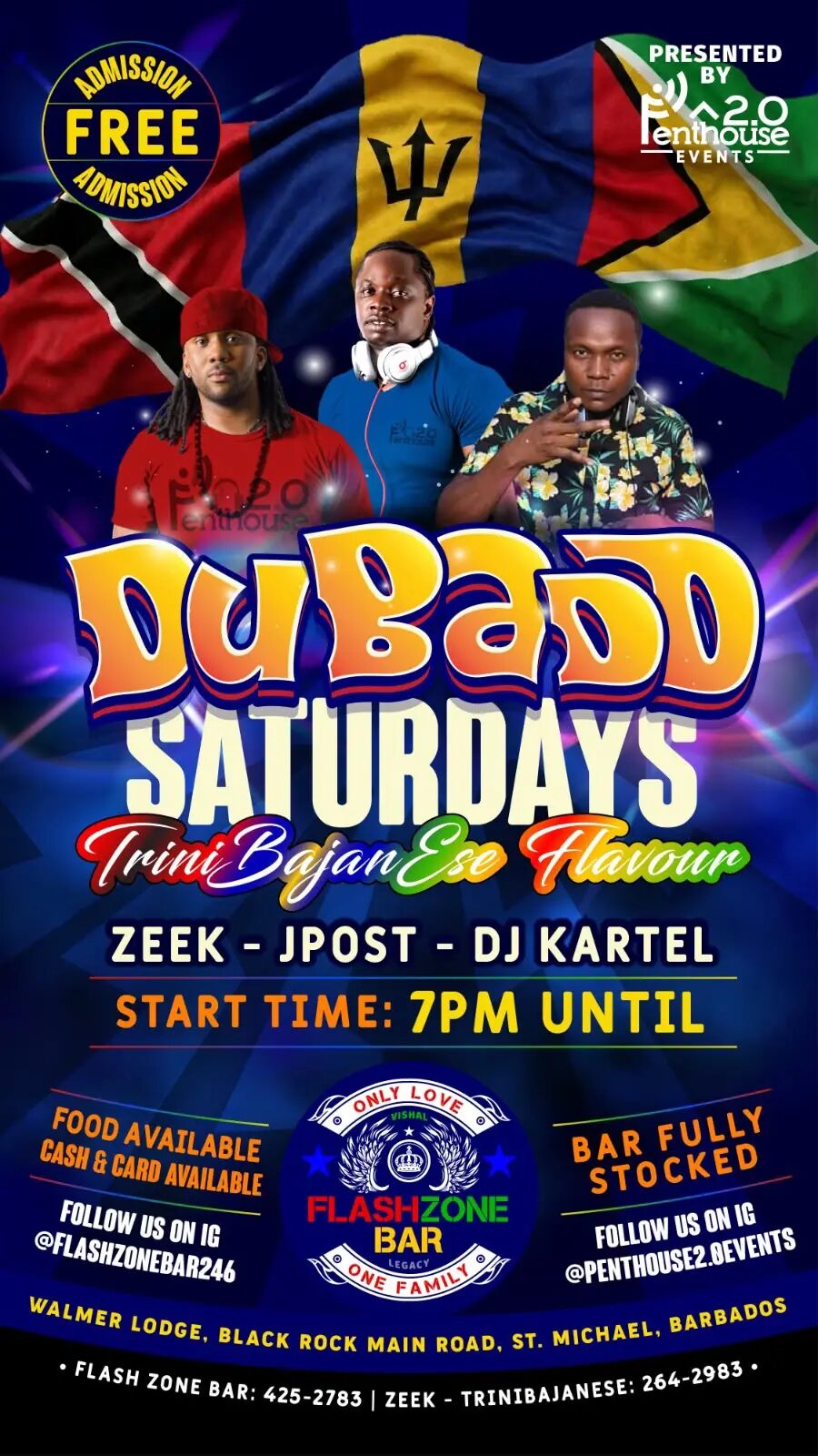 Do Badd Saturdays at Flash Zone (Every Saturday) flyer