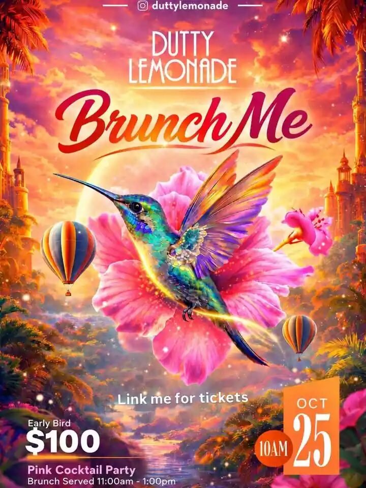 Dutty Lemonade: Brunch Me flyer