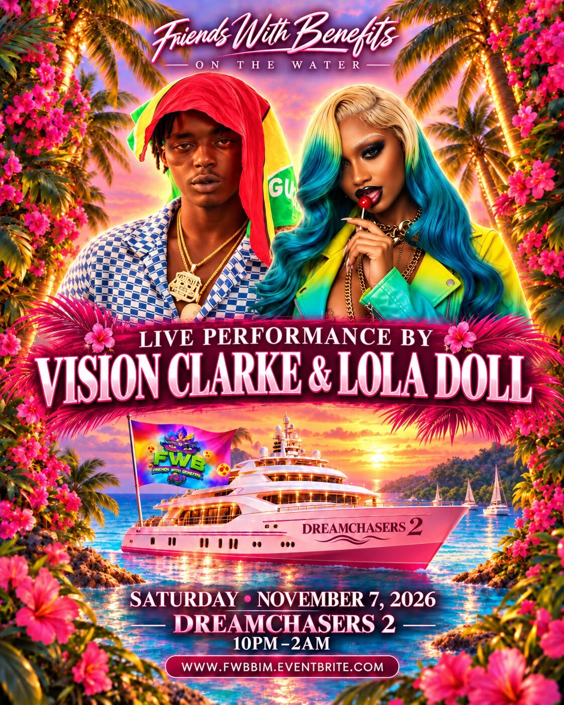 Friends With Benefits on the Water: Dreamchasers 2 flyer