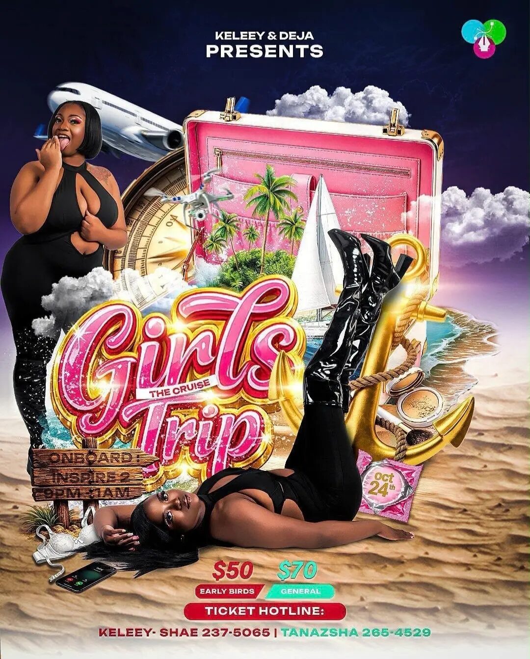 Girls Trip: The Cruise aboard MC Inspire 2 flyer