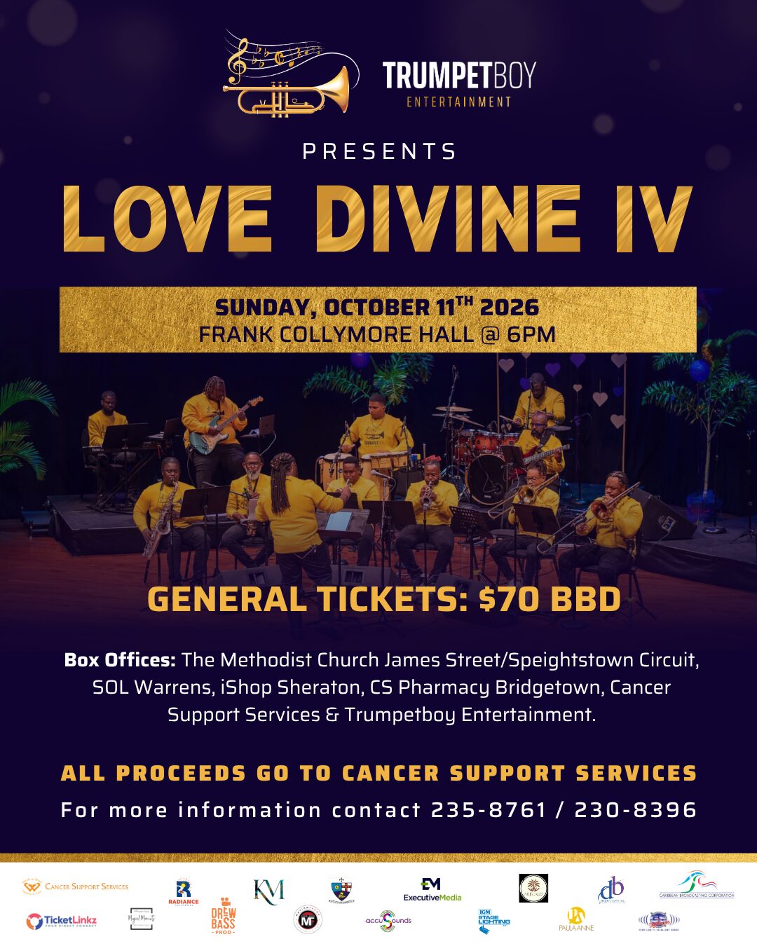 Love Divine IV: Trumpetboy Entertainment Concert flyer