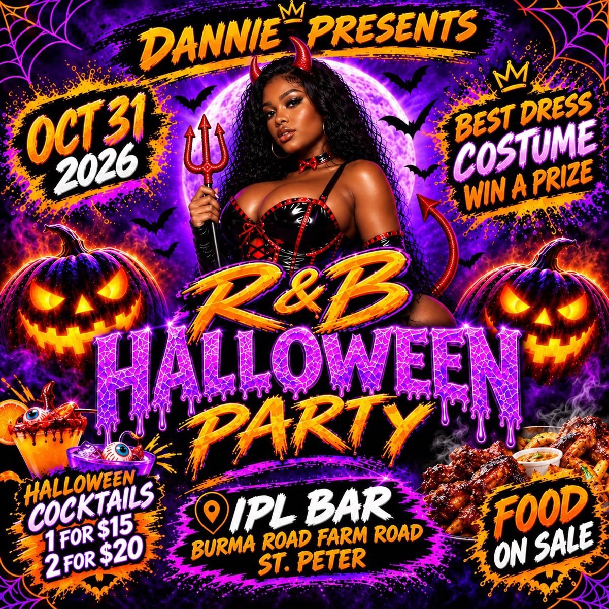 R&B Halloween Party at IPL Bar poster