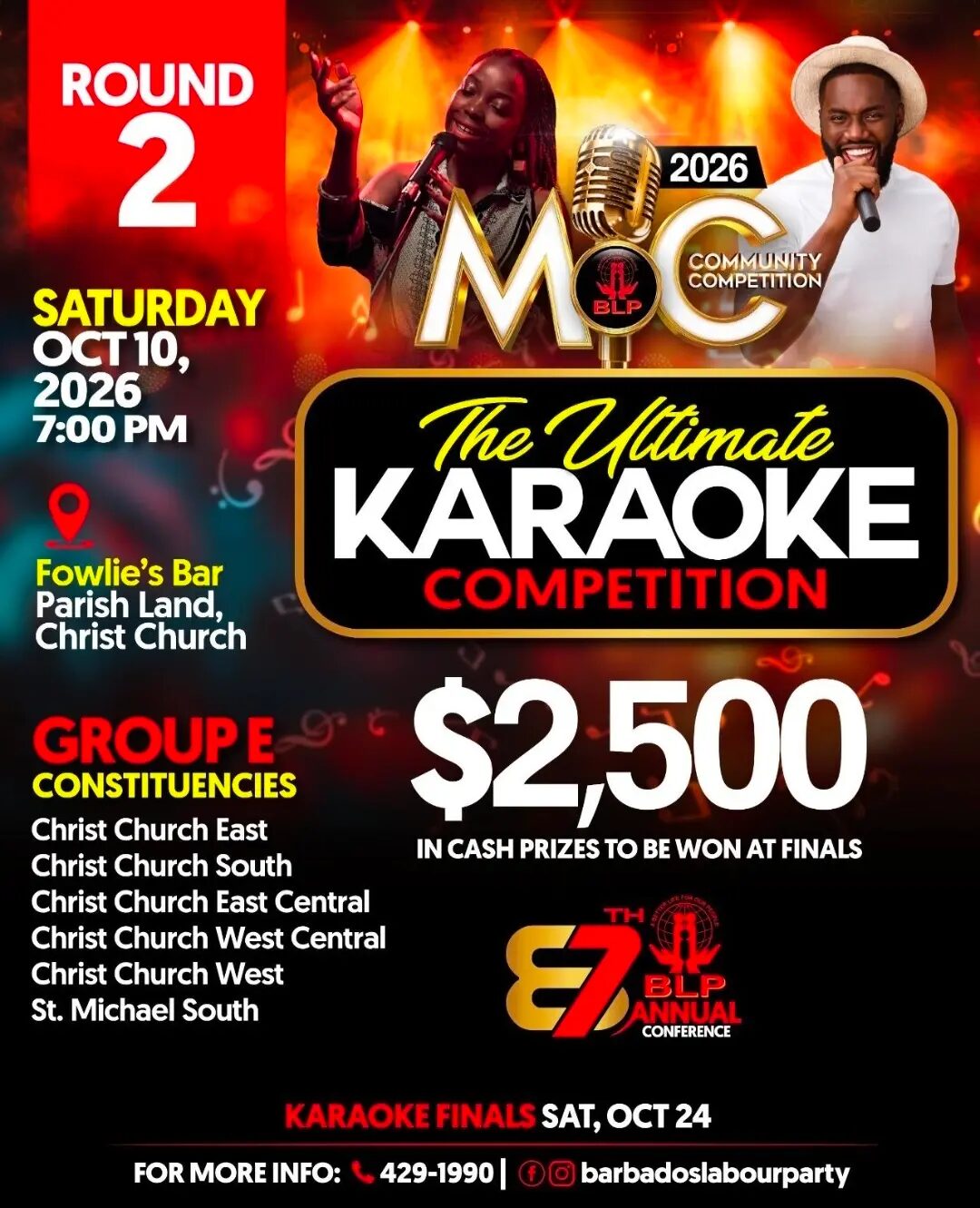 The Ultimate Karaoke Competition: Round 2 (MIC Community Competition 2026) flyer