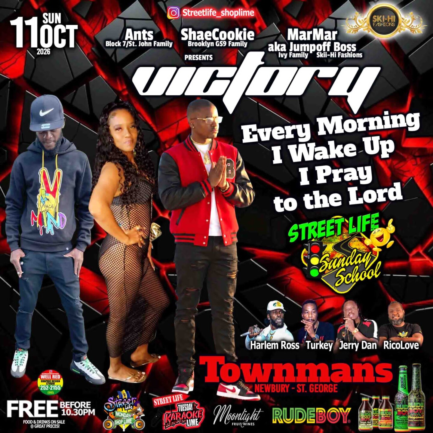 Victory: Street Life Sunday School at Townmans flyer