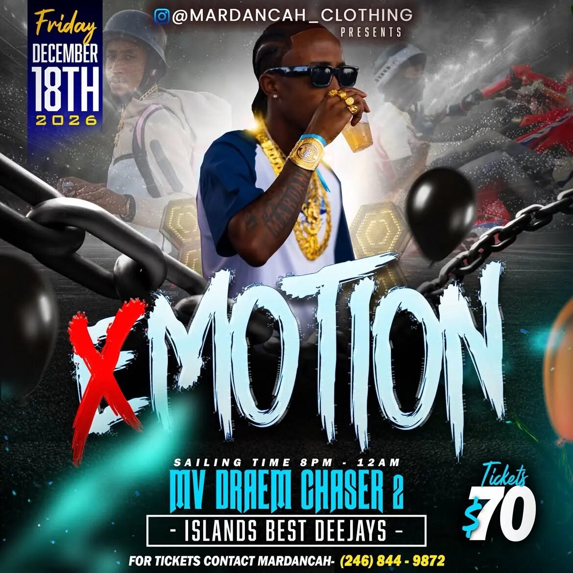 XMotion Boat Ride flyer